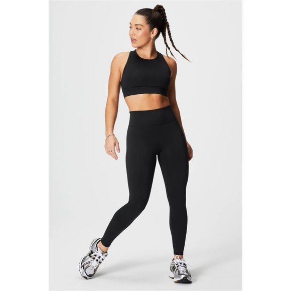 Fabletics Sports Bra Trinity High Impact Sports Bra Black Leopard Womens Small - Picture 5 of 5